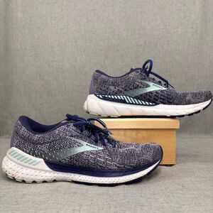 Brooks Adrenaline GTS 21 Shoes‎ Purple White Mesh Running Sneaker Size 10